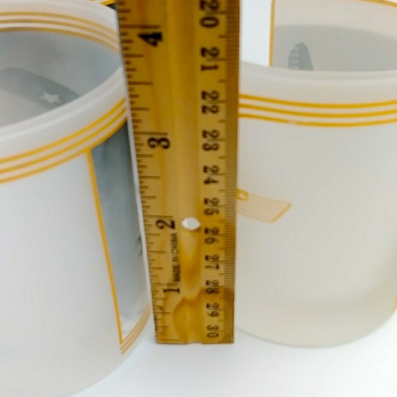 🐡HP! 3 Boeing WWII Bomber Highball Frosted Glasses. Airplanes - Picture 9 of 9